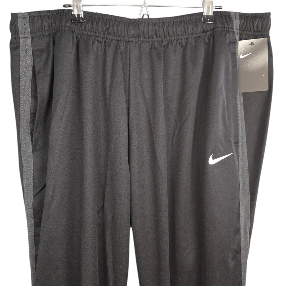 Nike Training Pants Women 3XL Black‎ Dri-FIT Athletic Drawstring Gym Soccer NWT